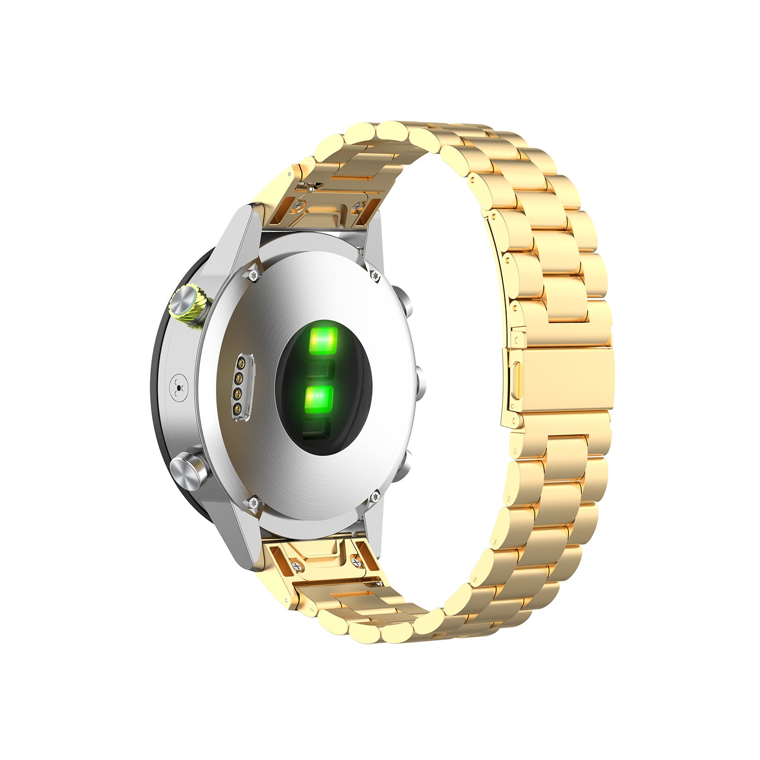 Quick Release Three Beads rustfrit stål urrem til Garmin Fenix 6 Quick Release Three Beads rustfrit stål urrem til Garmin Fenix 6